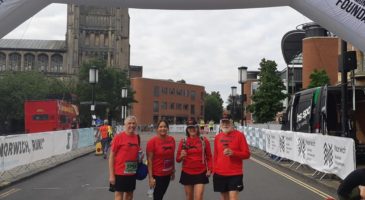 Run Norwich finish line