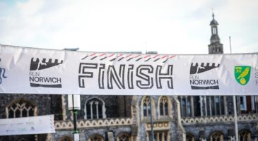 Run Norwich finish line