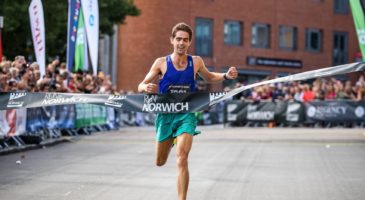 Man winning Run Norwich 2024